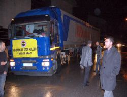 Fenerbahçe'nin Yardım Tır'ları Tatvan'a ulaştı